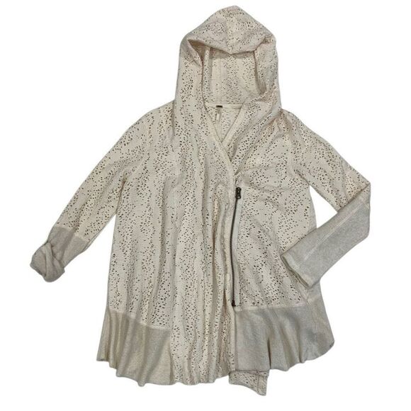 FREE PEOPLE Oversized Lacey Eyelet Cardigan (Sz S) - Picture 5 of 10